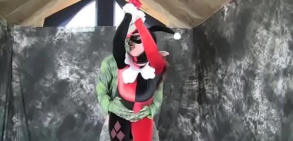  Big Boob Harley Quinn Gets Forced By Monster